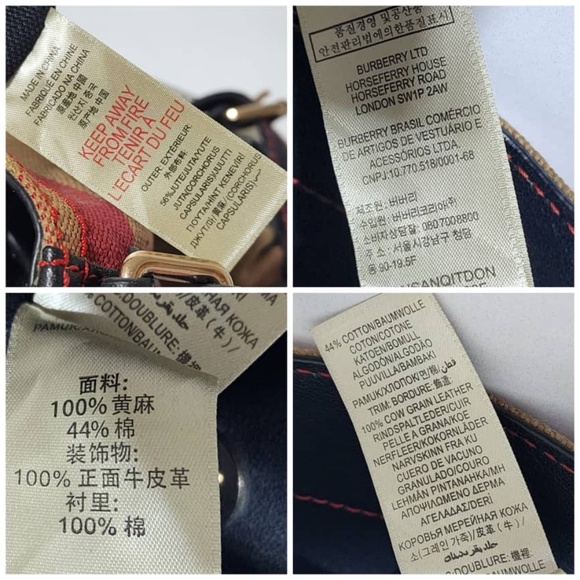 Authentic Burberry Ashby House Check Canvas with Sequins Mini Bag - Picture 11 of 15